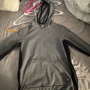 Nike Therma-Fit Black and Gray Hoodie